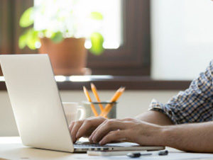 persona al computer